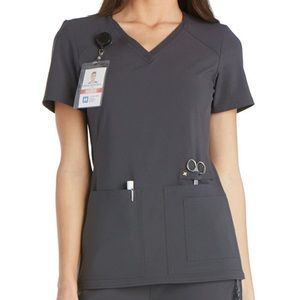 Pewter Cherokee scrub top and jogger pants set